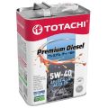 TOTACHI PREMIUM DIESEL 5W-40 API SM/CJ-4; ACEA A3/B4/E9 синтетическое 4 л