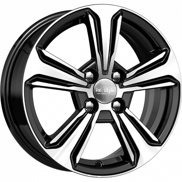 КиК КС777 6x15 4x100 ET48 54,1 Алмаз черный